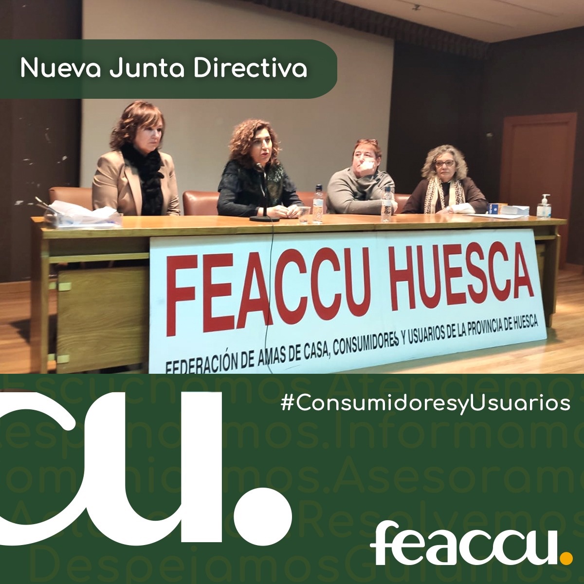 En este momento estás viendo Nueva junta directiva Feaccu Huesca